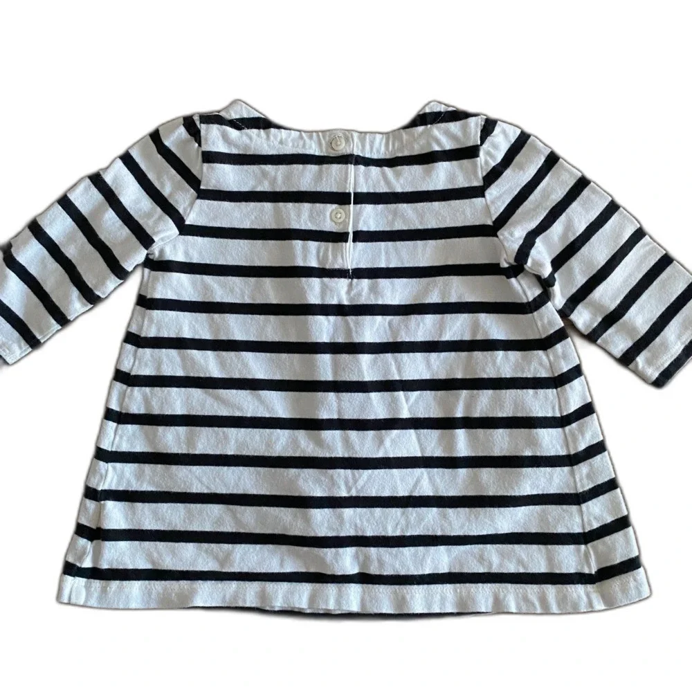 Gap Striped Heart Pocket Tunic Girls' 3-6 Months